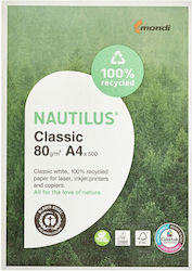 Nautilus Χαρτί A4 80gr/m² 500 φύλλα Nautilus Χαρτί A4 80gr/m² 500 φύλλα