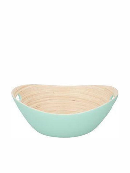 Wooden Salad Bowl Orange 27.5x22x11cm