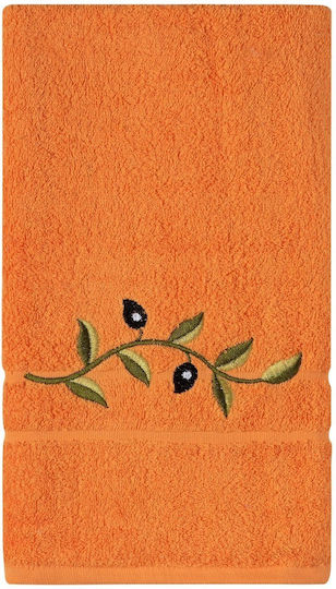 Silk Fashion Bath Towel 70x140cm Orange