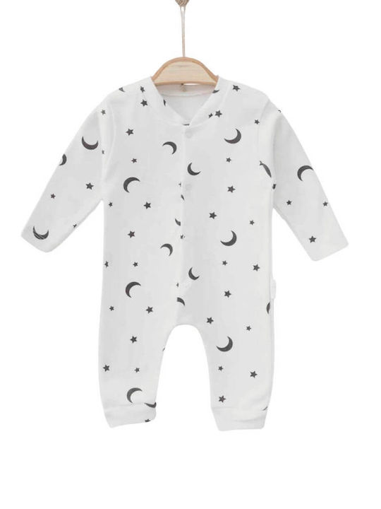 Nayinom Baby Bodysuit Long-Sleeved White