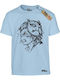 Παιδικό T-shirt Γαλάζιο Anime Demon Slayer 806-1001b-03