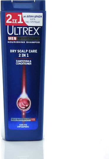 Ultrex 2 In 1 Shampoo Against Dandruff & Dry Scalp for Dry Hair 360ml