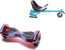 Smart Balance Wheel Transformers Electropink Pro Hoverboard with 15km/h Max Speed and 10km Autonomy Multicolour with Seat