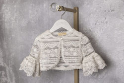 Baby Bloom Baptism Cardigan