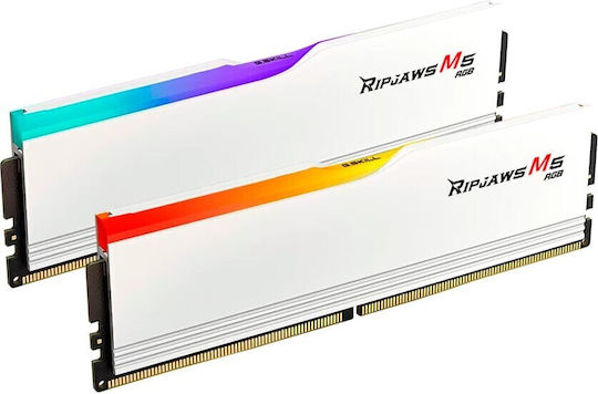 Memory Desktop 96GB 48GBx2 DDR5 RGB M5 Ripjaws G.SKILL メモリー (U-DIMM/CU-DIMM) XMP (DDR5/Intel RGB M5 Ripjaws - メモリー