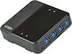 Aten US3344-AT KVM И Превключвател На Данни С USB USB-C USB 2.0