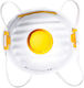 Lahti Pro Protective Mask Fabric with Valve Gray 46007 3pcs