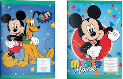 Notebook Mickey 17x25 with Staples 40 sheets 2 pieces