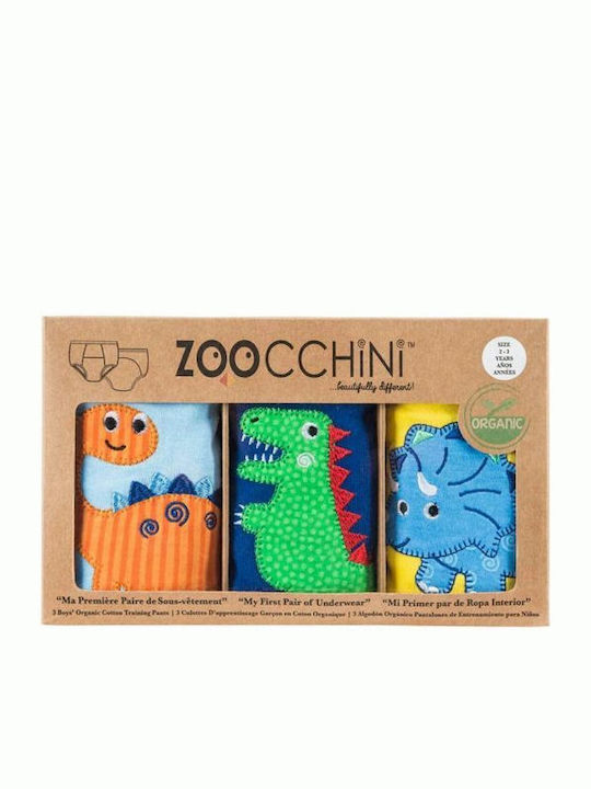 Zoocchini Jurassic Pals Παιδικό Εσώρουχο Πάνα 3τμχ