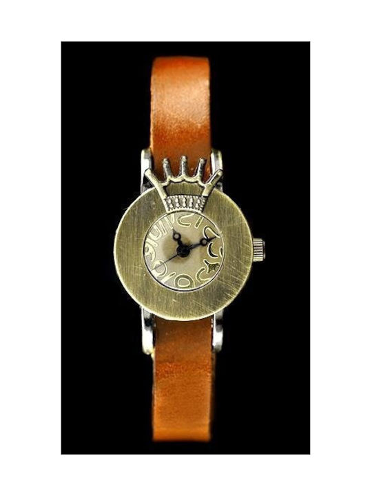 Inny Watch with Brown Leather Strap