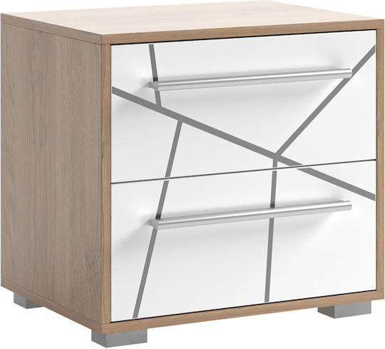 Nachttisch Pixie Beige 50x38.3x44.6cm