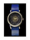 Inny Watch with Blue Leather Strap