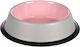 Flamingo Stainless Steel Bowl Food & Water for Cat 450ml 14.2cm in Gray Color