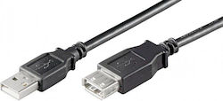 Techly 686221 USB 2.0 USB-A male σε USB-A female 0.3m