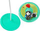 Lean Toys Κούνια Δίσκος Κρεμαστή Πλαστική 59x28x28εκ. Πράσινη