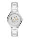 Fossil Damen Uhr mit Silber Metallarmband