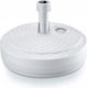 Prosperplast Βάση Ομπρέλας Νερού-Άμμου Πλαστική 38-38mm 10lt Στρογγυλή Λευκή