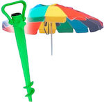 Bază Umbrelă Înșurubabilă Plastică pentru Nisip cu Diametru 20-20mm 37buc Diverse Modele/Culori