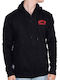 Black Hoodie Cardigan