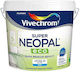 Vivechrom Super Neopal Πλαστικό Χρώμα Οικολογικό για Εσωτερική Χρήση Λευκό 750ml