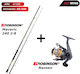 Robinson Maveric 240 Fishing Rod for Light Rockfishing with Reel 2.40m 2-8gr