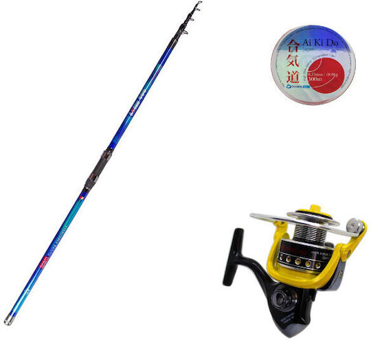 Oceanic Lotus 420 Fishing Rod for Surf Casting 4.2m 150gr with Blue Cane