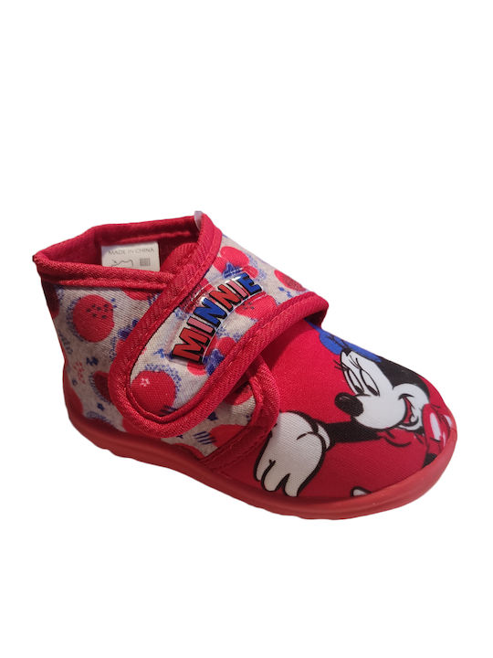 Disney Kids Slippers Boots Red