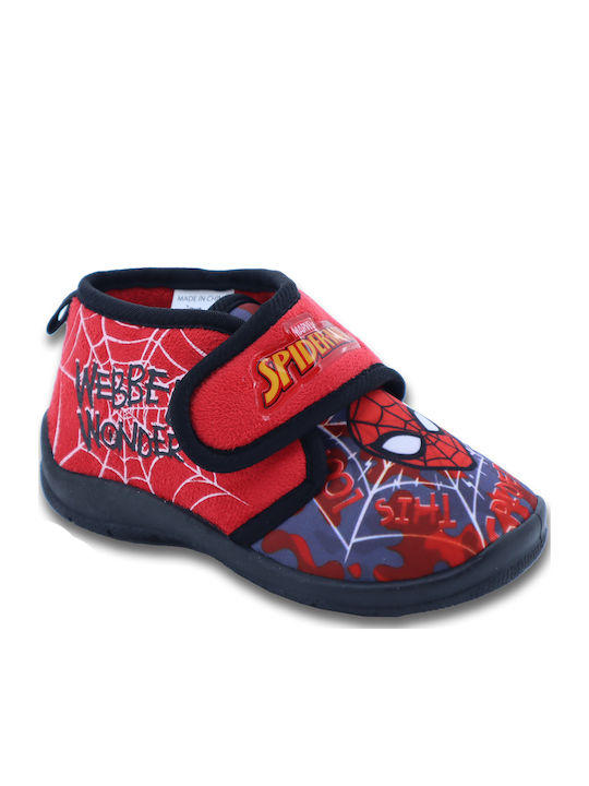 Disney Παντόφλες Μποτάκια Κόκκινες Spiderman