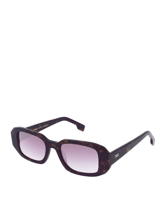 Invu Women's Sunglasses with Brown Tartaruga Pl...