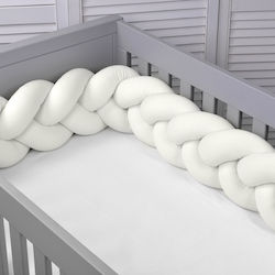 Baby Oliver Πάντα Πλεξούδα Εσωτερική Εκρού 18x200cm