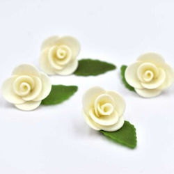 White Rose Set 40 Pieces 2cm