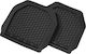 Autoline Rear Mats Universal Tray Type 2pcs from Rubber Black