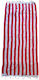 Prosop de plajă Karisma 610383 90×180 Roșu Alb Roșu