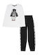 Disney Kids' Pajamas Winter Cotton White Stars Wars