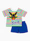 Disney Kids' Pajamas Summer Blue