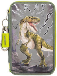 Motto A/S Pencil Case with 3 Compartments Green