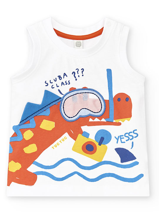 Kids' Shirt Sleeveless White