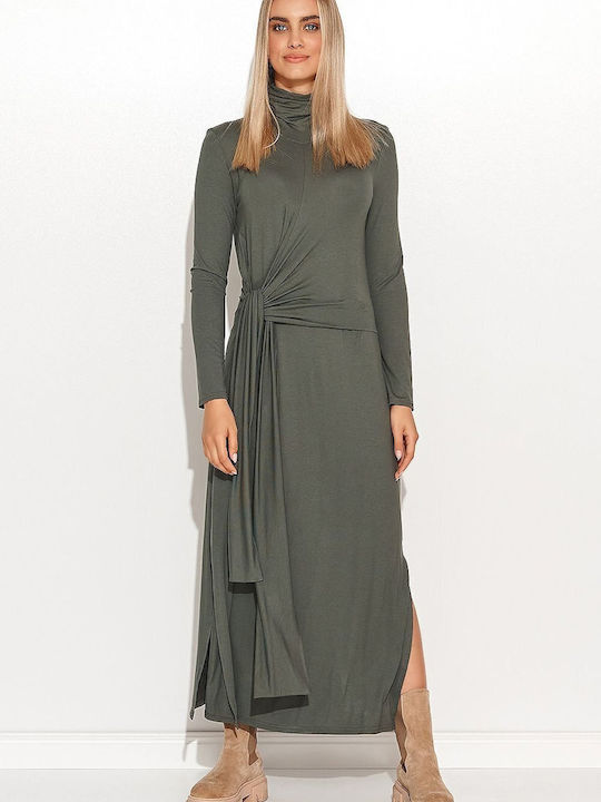 Makadamia Maxi Evening Dress Green