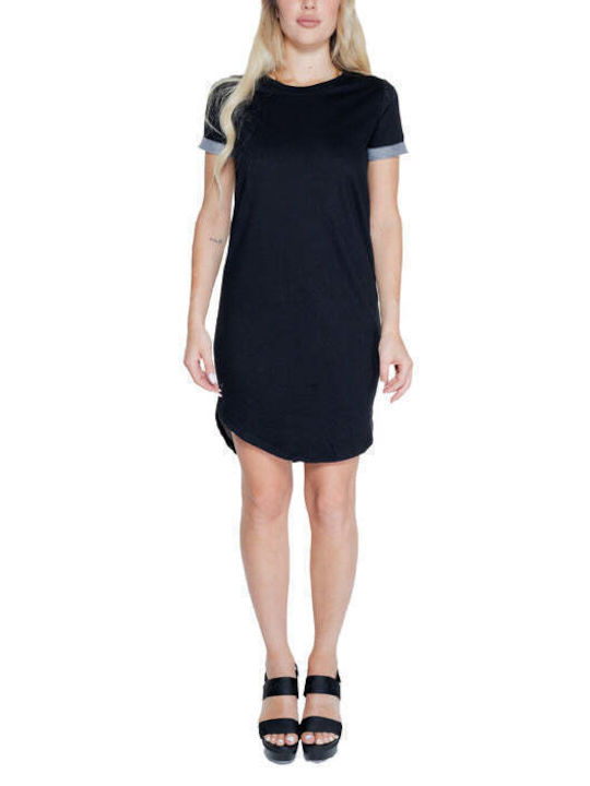 Jacqueline De Yong Καλοκαιρινό Mini Φόρεμα Μαύρο