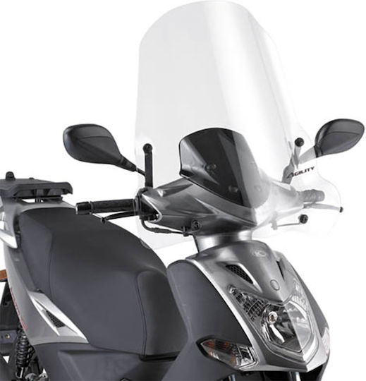 Kappa Moto Motorcycle Windshield & Windscreen Transparent Visor for Kymco Agility 50 ZEL10961