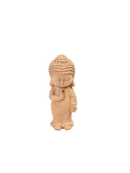 Figurina Buddha din polirezina bej 20.5cm