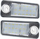 AutoTune License Plate Lights Led for Audi A6 Citroen C5 2pcs