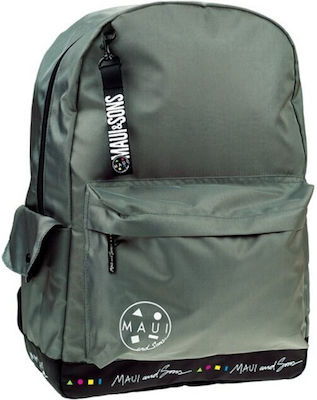Maui & Sons School Bag Backpack Junior High-High School in Gray color