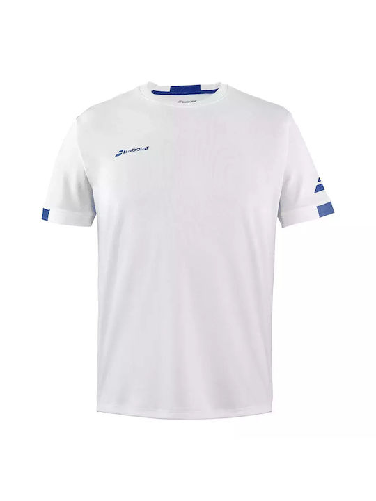 Babolat Crew Men's Short Sleeve T-shirt White