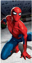 Dimcol Spider-man Kids Beach Towel Red Spiderman 140x70cm