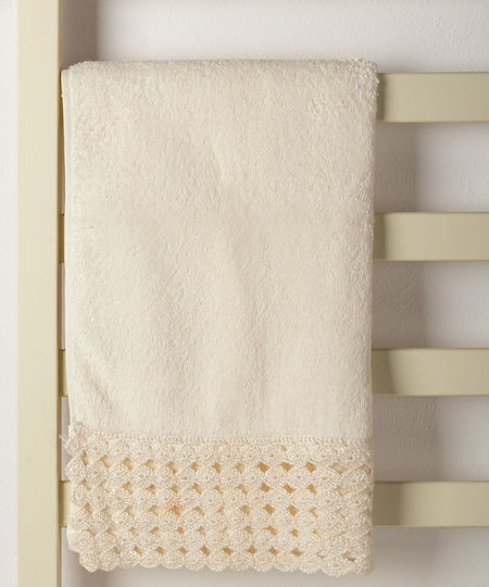 Silk Fashion Bath Towel 100x150cm Ivory
