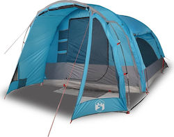 vidaXL Σκηνή Camping Τούνελ Μπλε για 6 Άτομα 500x305x205εκ.