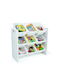 Sistem de Depozitare Jucării din Plastic Alb 65x26.5x60cm 1buc