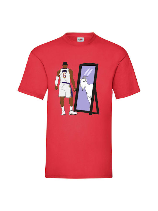 Fruit of the Loom Lebron James Nba Blouse Red Cotton