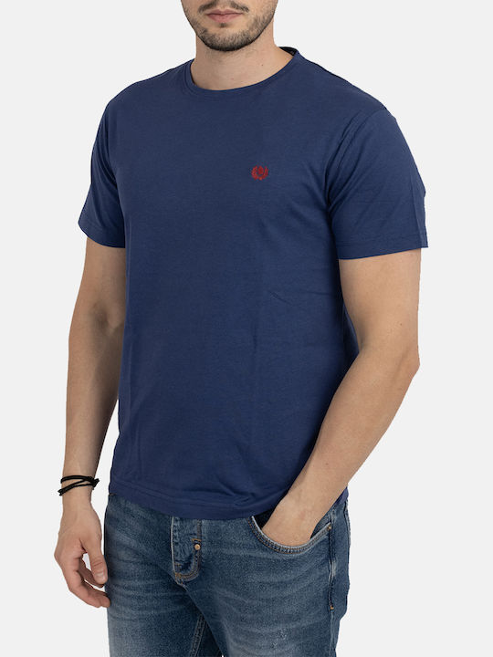 Ascott T-shirt Bărbătesc cu Mânecă Scurtă DarkBlue